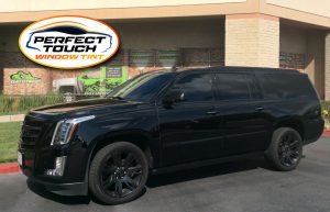 2019 Cadillac Escalade Window Tint and Chrome Delete