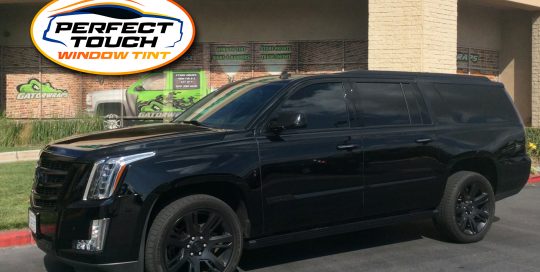 2019 Cadillac Escalade Window Tint and Chrome Delete