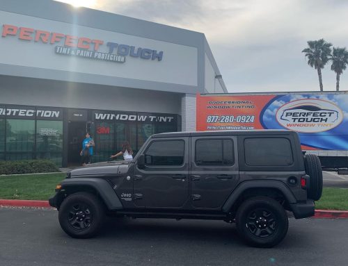 Thank you Melinda for letting us tint your Jeep Wrangler with 3M Windowfilm all around!