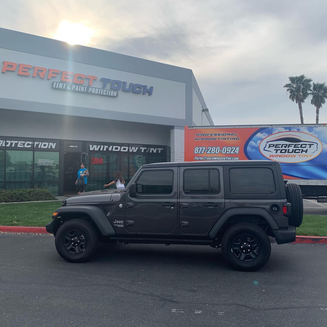 Thank you Melinda for letting us tint your Jeep Wrangler with 3M Windowfilm  all around! - Perfect Touch Window Tint