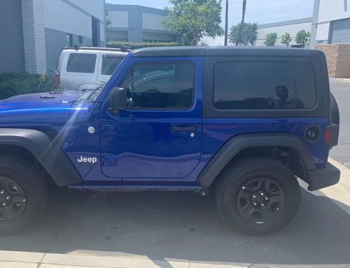 Thank you Brandon for letting us tint your  Jeep Wrangler with 3M window tint