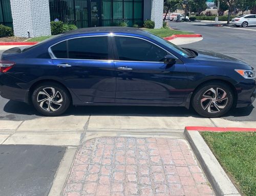 Thank you Carlos for letting us tint your Honda Accord with 3M window tint
