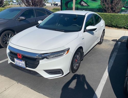 Thank you Ming for letting us tint your Honda Clarity with 3M Window Tint