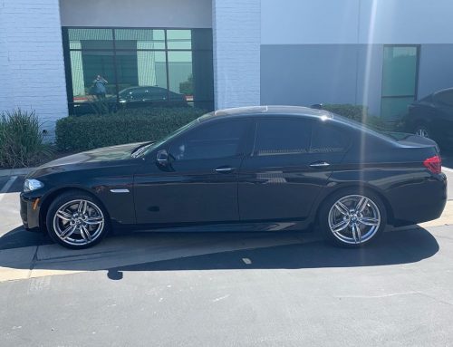 Thank you Brenda for letting us tint your brand new BMW 535i with 3M window tint