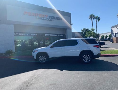 Thank you Rachel for letting us tint  your brand new 2019 Chevy Traverse with 3M window tint
