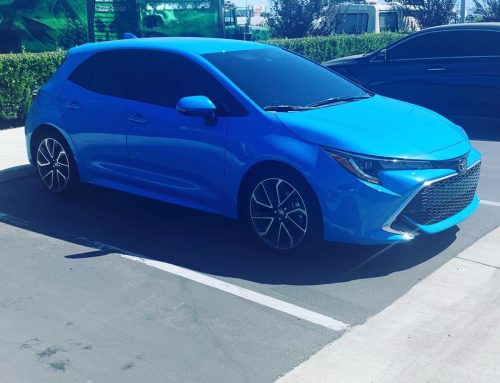 Brand new 2020 Toyota Corolla window tint