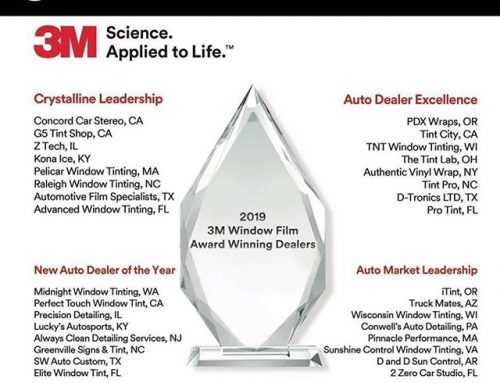 We shining!!!! 2019 new auto dealer of the year! Can’t thank our customers and our distributors enough for all the support. 🙏